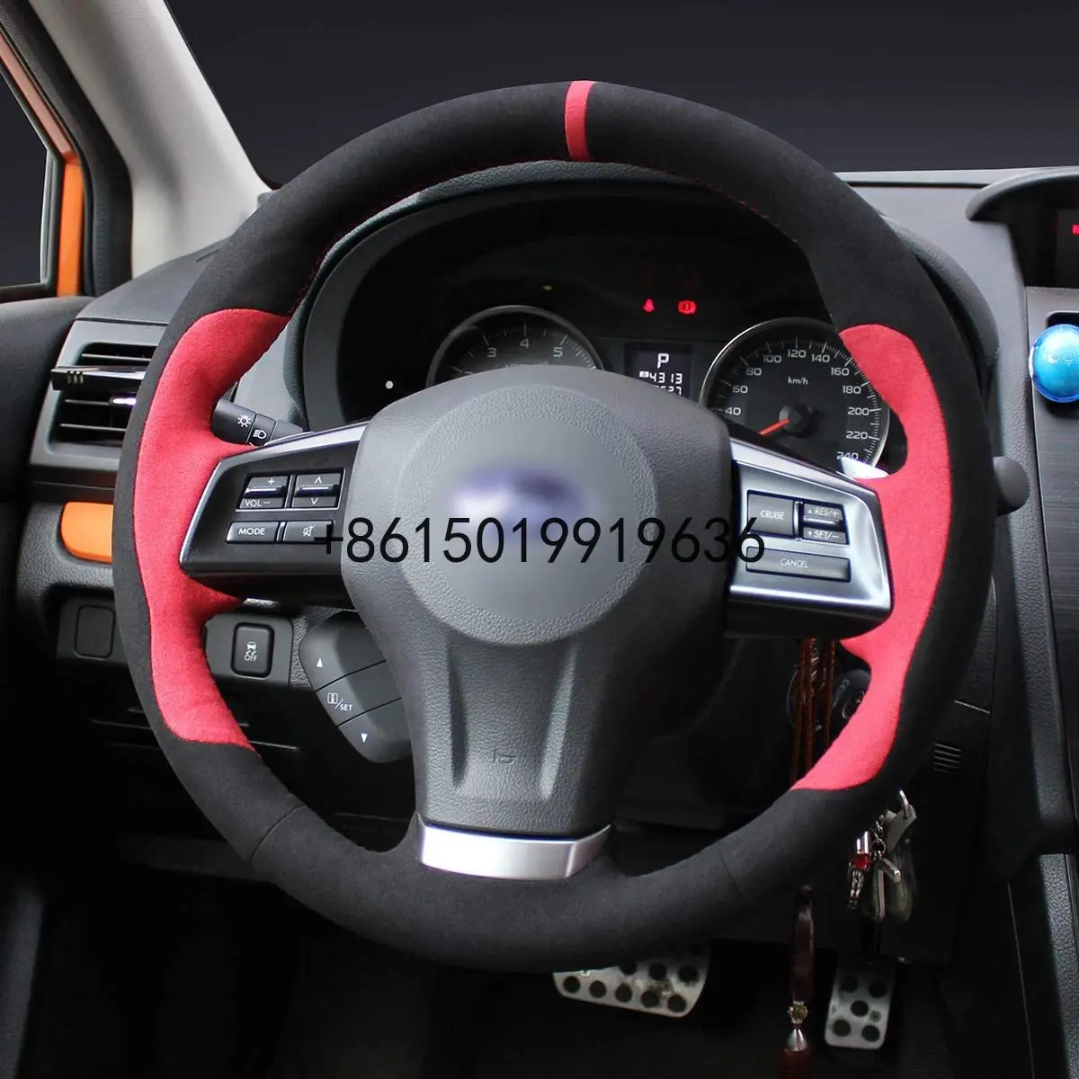 Кожа ручная швейная чехол рулевого колеса автомобиля для Subaru Forester автомобильные