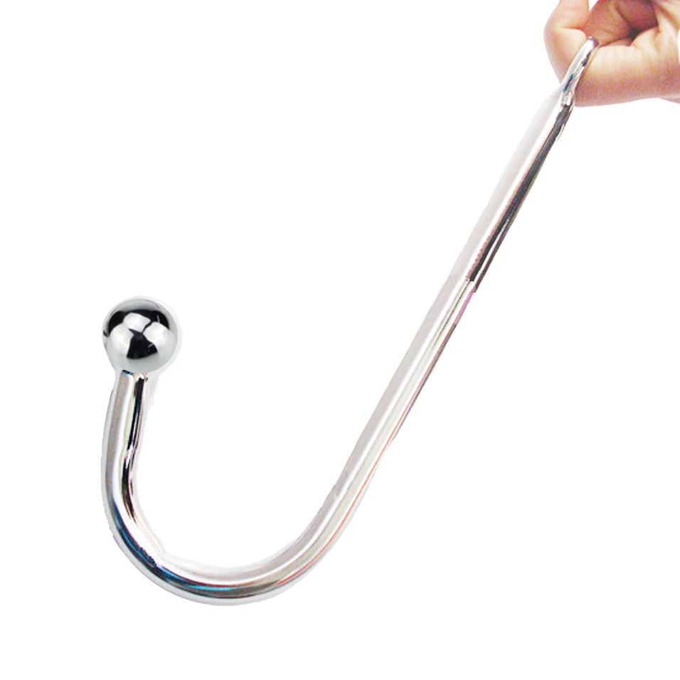 

BDSM Stainless Steel Anal Hook Sex Toys for Woman/Man/Gay Metal Butt plug Hook Dilator Prostate Massager Chastity Device Anal