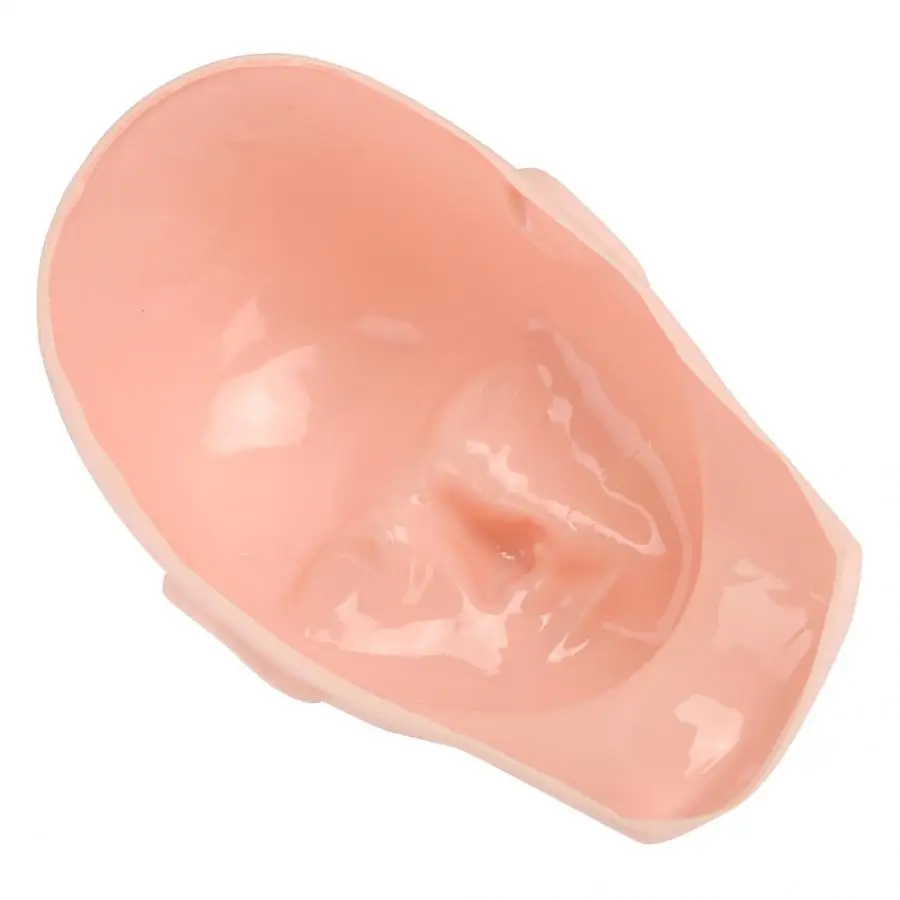 Силиконовый манекен для тренировки половинной головы лица кожаный татуировок