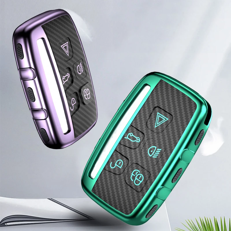 

For Land Rover A9 Range Rover Sport Evoque Freelander 2 Jaguar XE XJ XJL XF C-X16 V12 Guitar F X Typ Soft TPU Car Key Case Cover