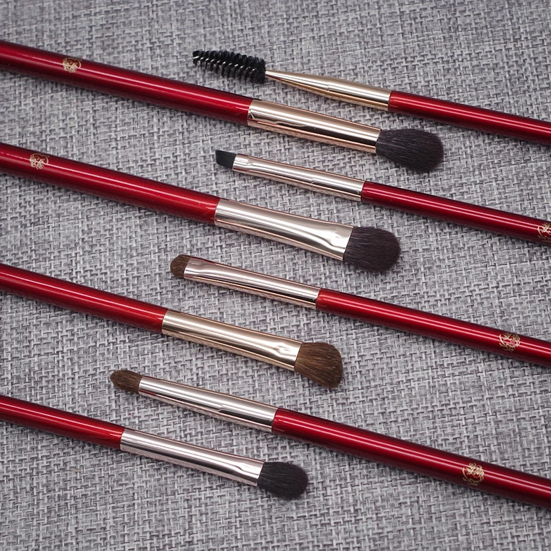 Набор профессиональных кистей для макияжа ручной работы 8 шт. кисти растушевки