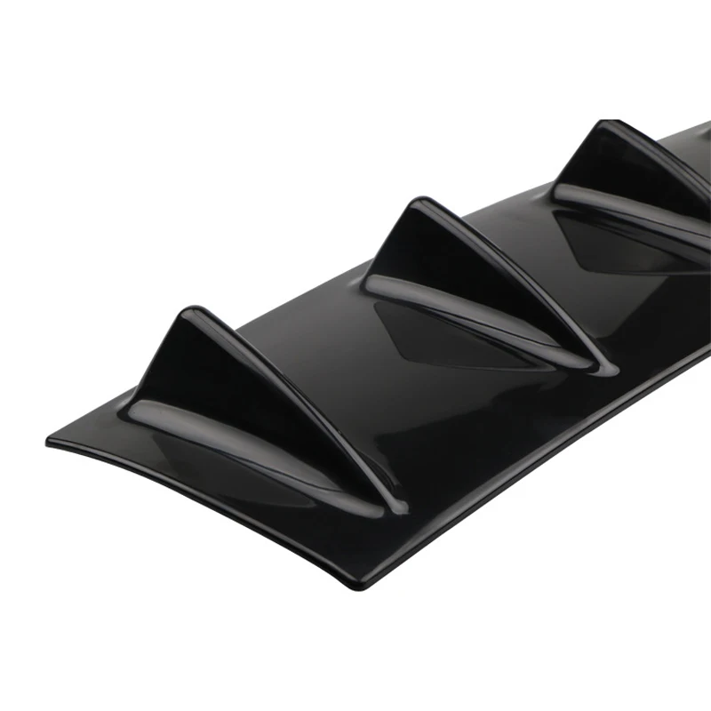 Углерода скороговоркой плавник акулы Стиль задний бампер 3D наклейки в виде акул