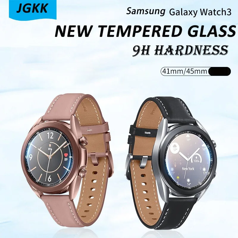 

Для Samsung Galaxy Watch 3 41 мм 45 мм HD защитная пленка для экрана из закаленного стекла протектор для Samsung Watch3 45 мм 41 мм прозрачная защитная смотреть фи...