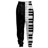 piano art 3d all over print sweatpants harajuku fashion unisex trousers hip hop casual joggers pants