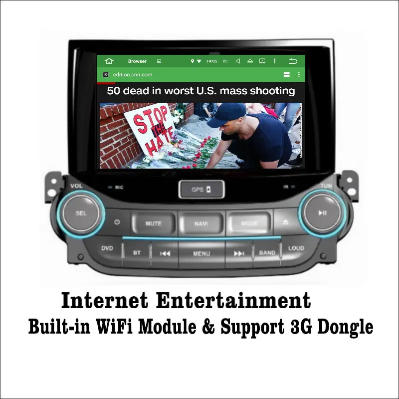Liislee Android 7 1 2G RAM для Chevrolet Holden Malibu автомобильное радио Аудио Видео Мультимедиа DVD