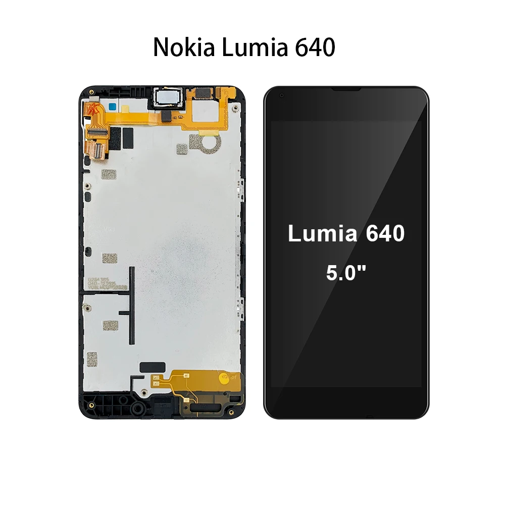 ЖК-дисплей 5 0 дюймов для Nokia Lumia 640 N640 с сенсорным экраном и дигитайзером в сборе