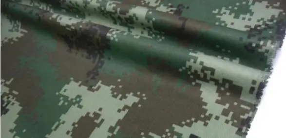 Военная камуфляжная ткань 1 48 м Полиэстер Хлопок зеленая цифровая для армии