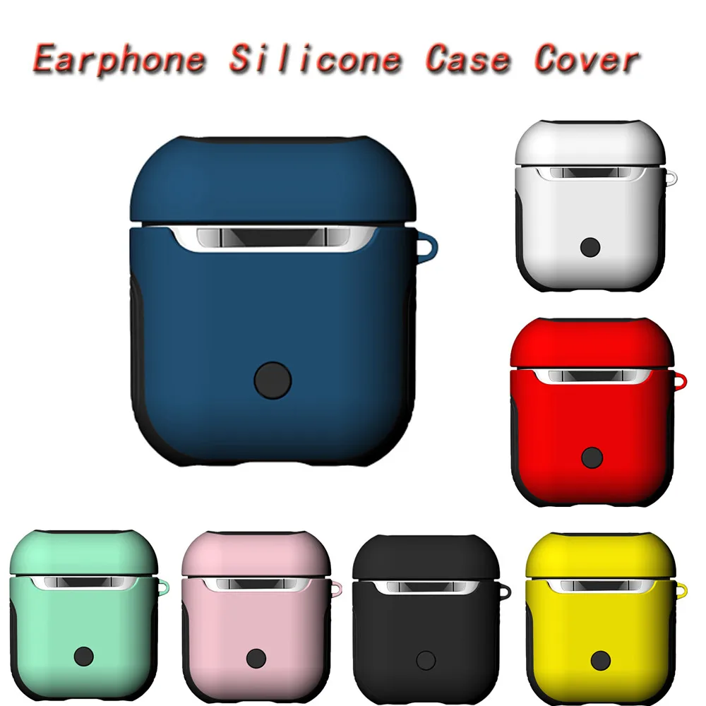 2019 Портативный Силиконовый чехол для наушников Apple Airpods с защитой от потери