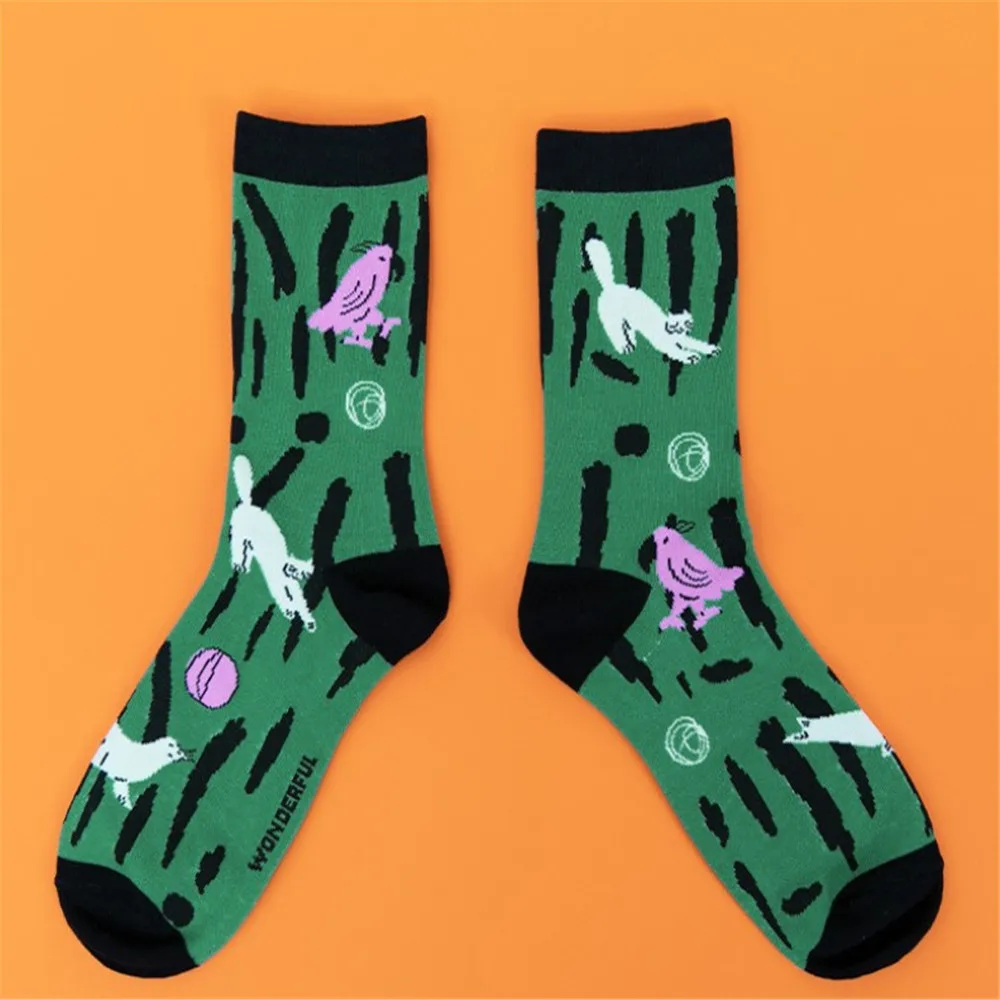 Новинка 2020 года серия домашних животных Мультяшные иллюстрации Милый Попугай