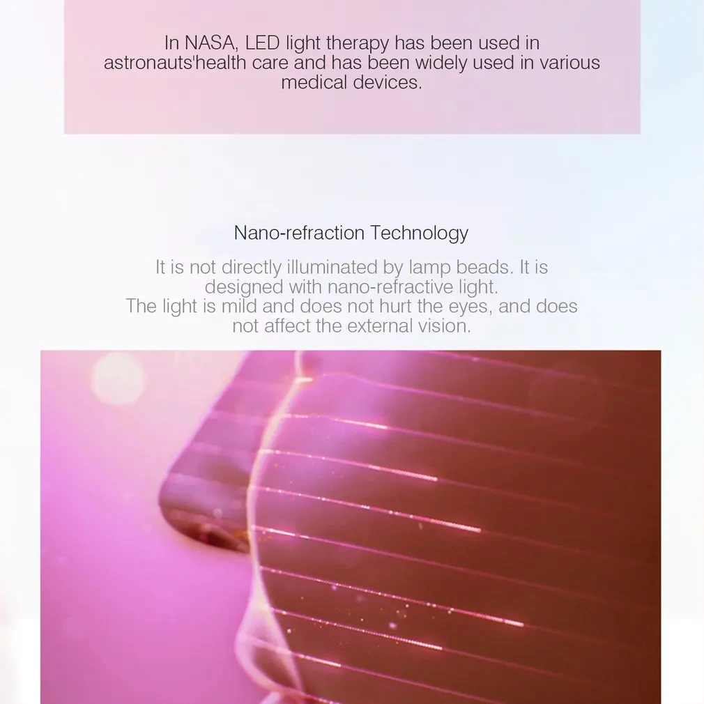 Инструмент для ухода за кожей маска метровая Led Приспособления Красоты Фотон