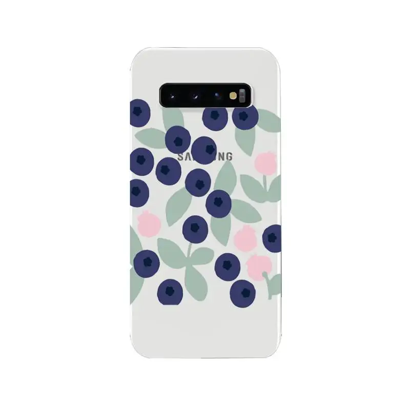 Бабетта фрукты с голубикой эффектом чехол для телефона Samsung Galaxy s5 S6 S7 edge plus S8 S9 S10 S20
