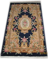 area rug french machine made plush savonnerie made to order