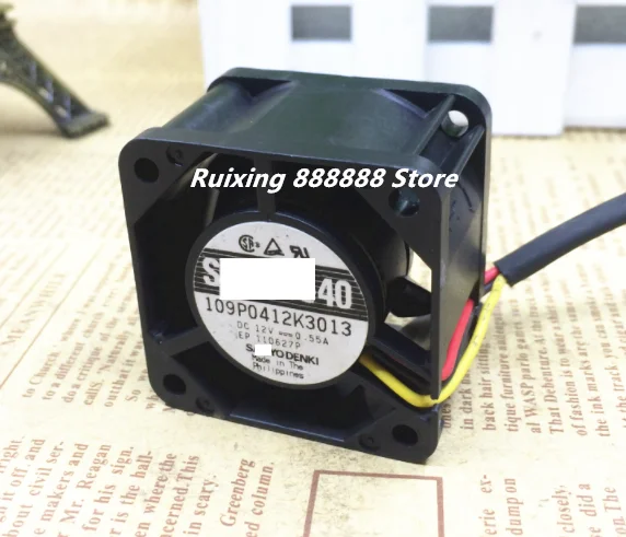 

109P0412K3013 4028 12V 0.55A three-line server fan