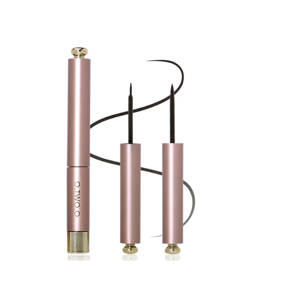 O. TWO. O черная стойкая водостойкая жидкая подводка для глаз Подводка карандаш