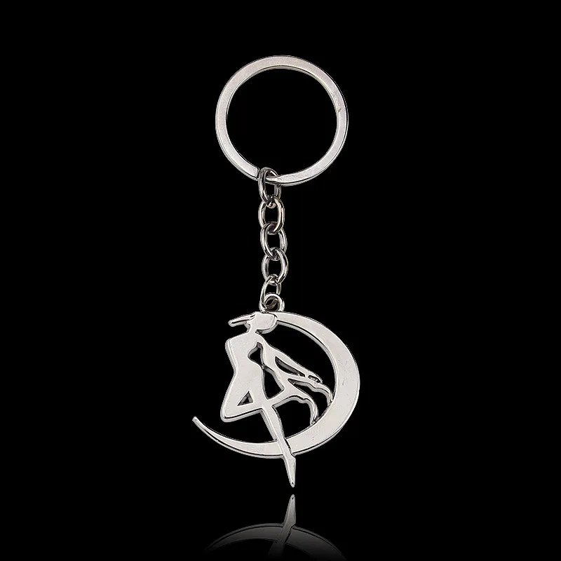 

Classic Anime Sailor Moon Metal Keychain Cute Cartoon Backpack Pendant Bag Decoration Car Key Accessories Keying For Woman Gift
