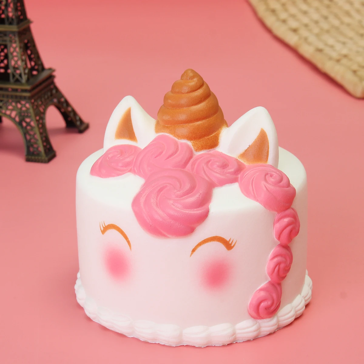 Сжимаемый милый Единорог/Русалка/КИТ торт сжимаемые медленно растет крем