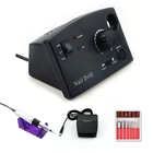 Дрель для ногтей 35000 обмин для электрического маникюрного сверла и аксессуаров инструменты для дизайна ногтей с фрезерным резаком электрическая пилка для ногтей