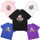 Футболки Роберт Паттинсон креативный Графический для мужчин женщин мужчин топы в стиле Харадзюку Ретро футболки с коротким рукавом унисекс кавайная забавная футболка Роба с мемом