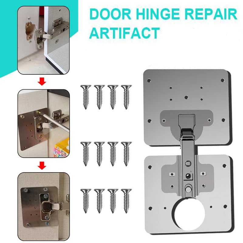 1/2 шт. шарнир для ремонта пластины корпусной мебели окно ящика Нержавеющая сталь
