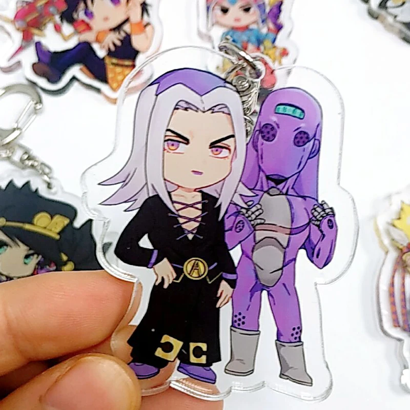 Аниме приключения Джоджо Дио Брандо Жан Пьер POLNAREFF милый брелок Косплэй акрил