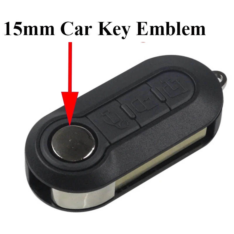 

5pcs 15mm diameter Car key logo stocker