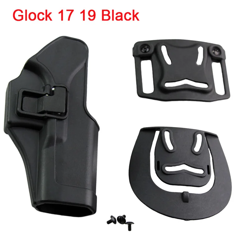 Glock Black Тактический Пистолет Кобура сумка чехол для Glock 17 19 Beretta M9 Кольт 1911 Sig Sauer P226 USP Airsoft кобура для пистолета принадлежности для охоты - Цвет: Glock Black
