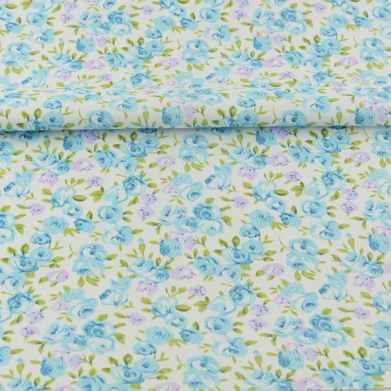 Green Printed Floral Designs Cotton Fabric Twill Tecido Bedding Scrapbooking Home Textile Sewing Cloth Quilting Patchwork Tissue | Дом и сад