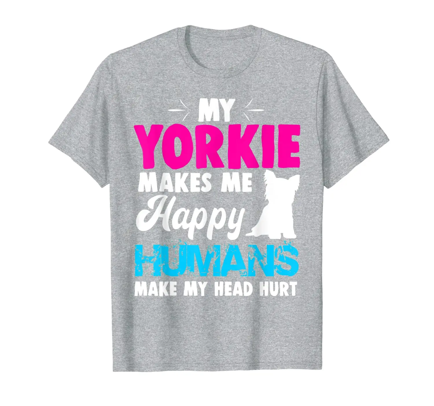 

Funny Dog Yorkie Shirt Puppy Rescue Women Gift T-Shirt
