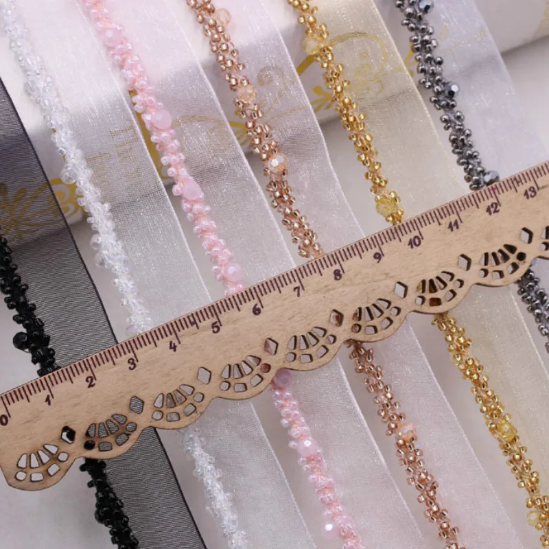 10 ярдов новинка Кружевная Сетка из хрустального стекла высококачественные