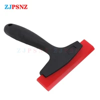 car auto window squeegee water wiper handled red rubber snow ice scraper blade car auto snow shovel glass cleaner tinting tools