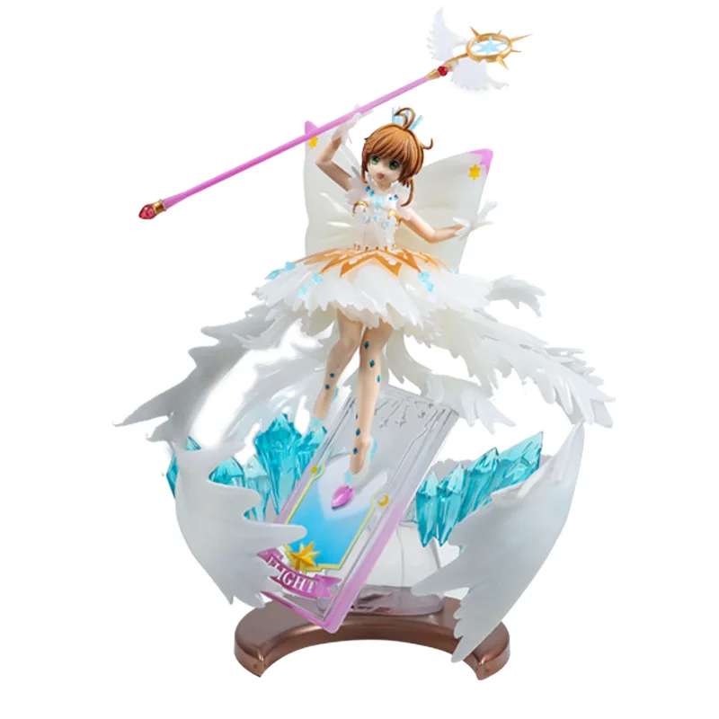 

Anime Cardcaptor Sakura Clow Card cosplay Doll KINOMOTO SAKURA captor Sakura Model toys Gift