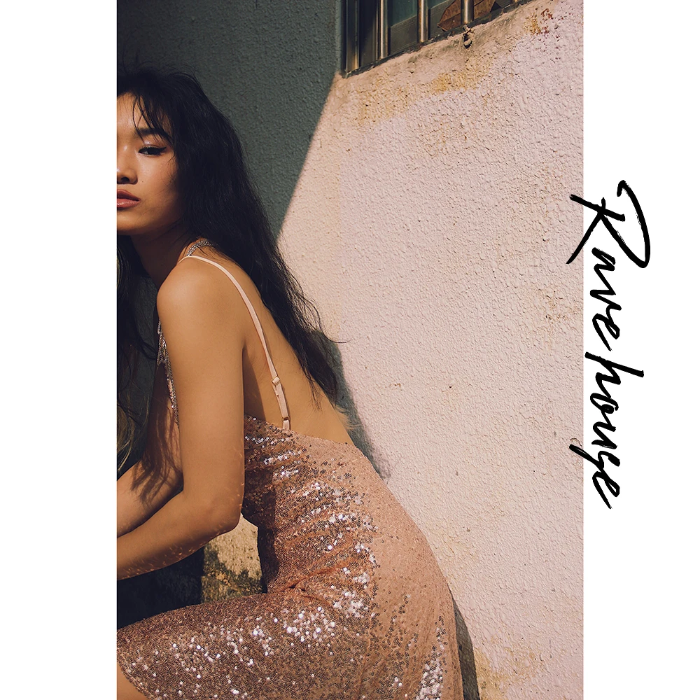 

Платье без рукавов, с V-образным вырезом и открытой спиной, однотонное, летнее, блестящее, вечернее, винтажное, уличное, женское, BH50LYQ