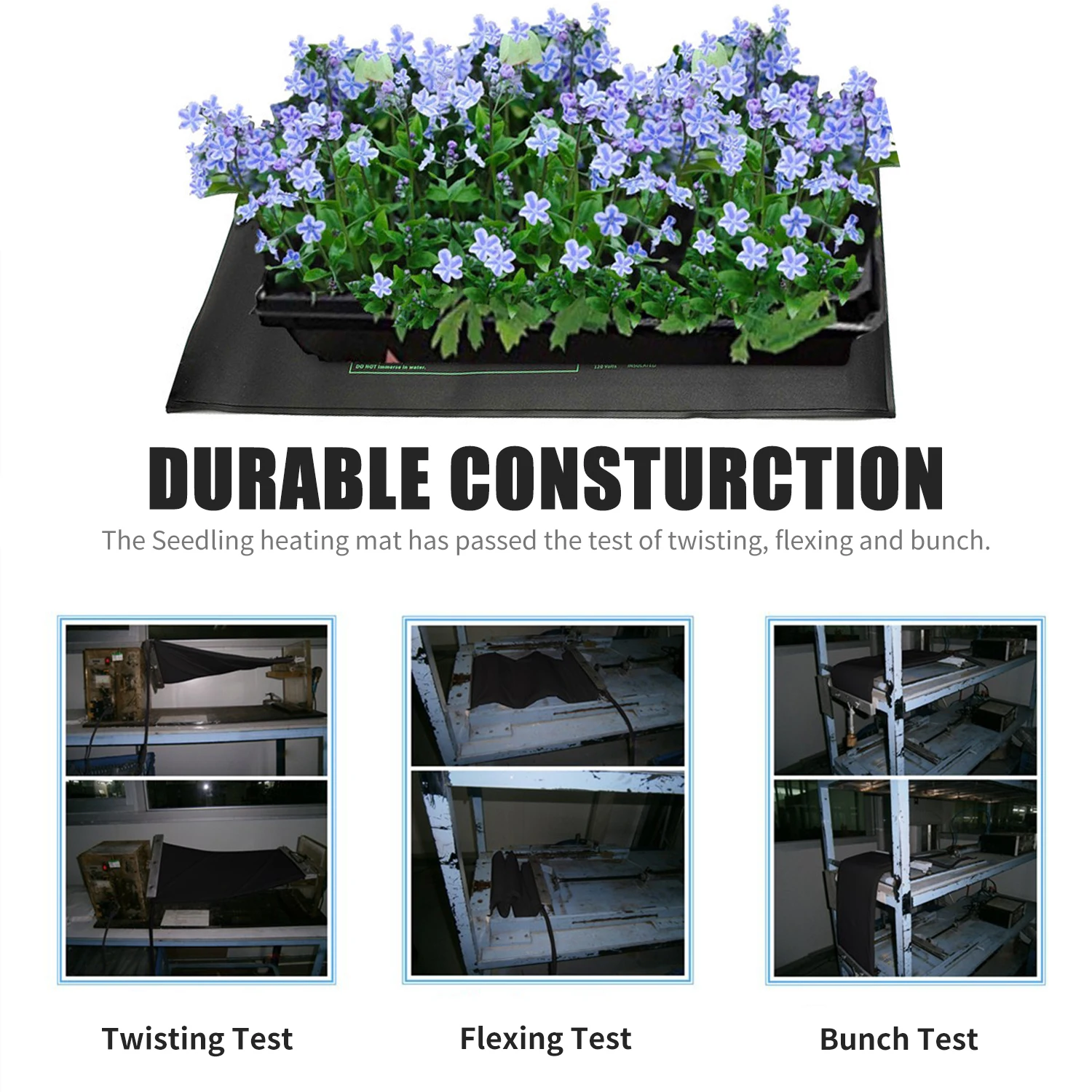 Прочный водонепроницаемый коврик для рассады 100 Вт | Дом и сад