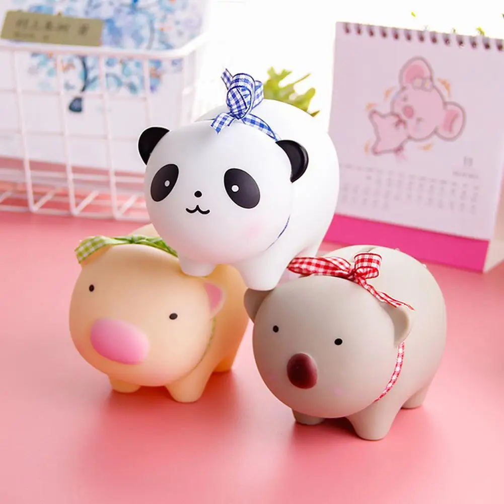 

Kids Small Cute Panda Animal Piggy Bank Box Money Coin Saving Home Table Decor Children Xmas Birthday Gift