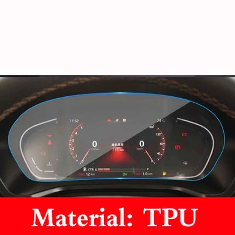 

TPU Protective Film Scratch-proof Interior StickerFor JAC T8 PRO 2021 GPS Navigation Tempered Glass Screen Protector Dashboard
