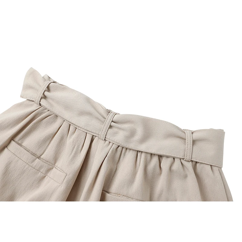 

2021 Summer Streetwear Women Casual Wide Leg Shorts Women High Waist Straight Fashion Loose Solid Color Hotshorts Female Shorts