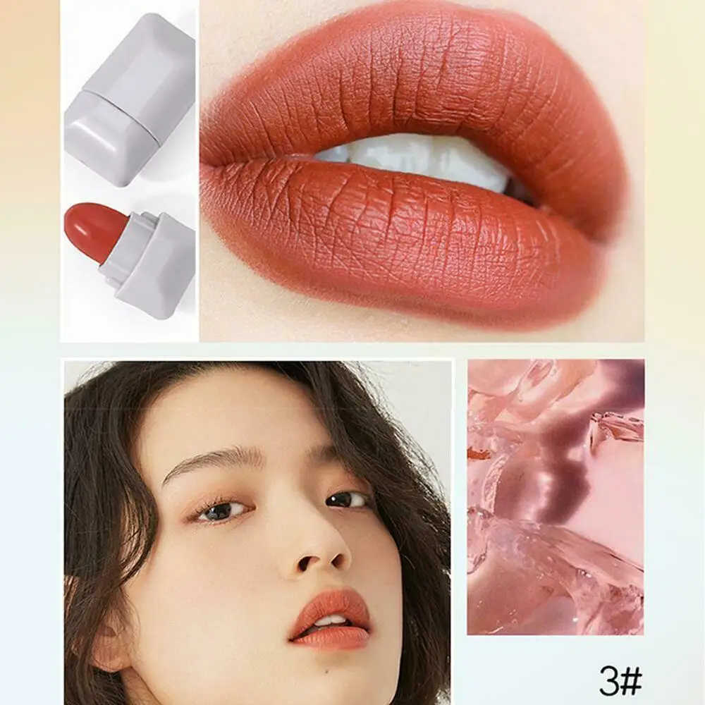 8 цветов мини губная помада в виде капсулы маленького монстра милая конфетная