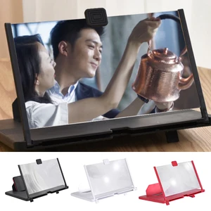 12 inch mobile phone screen magnifier 3d mobile phone amplifier bracket stand mobile phone accessories parts free global shipping