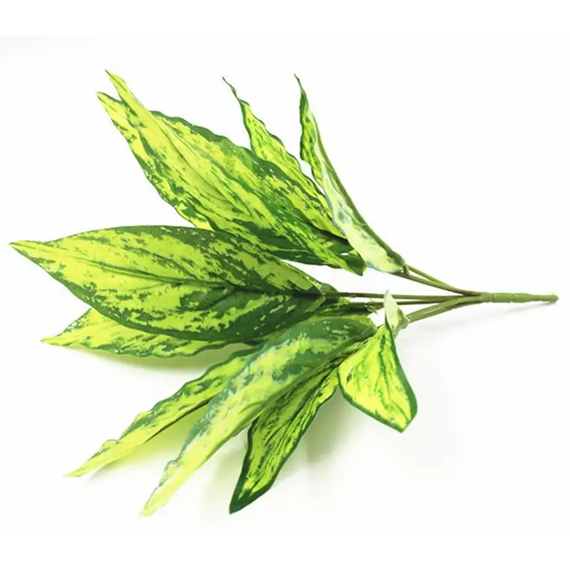 

1pc Lifelike Artificial Plant Creative Artificial Plant Leaf Faux Leaf Stem Simulation Home Decor Accessories Photography Props