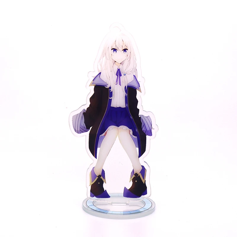 

NEW Anime Wandering Witch The Journary of Elaina BL Stand Model Double-side Transparent Plate Desk Decor Acrylic Toy Cosplay