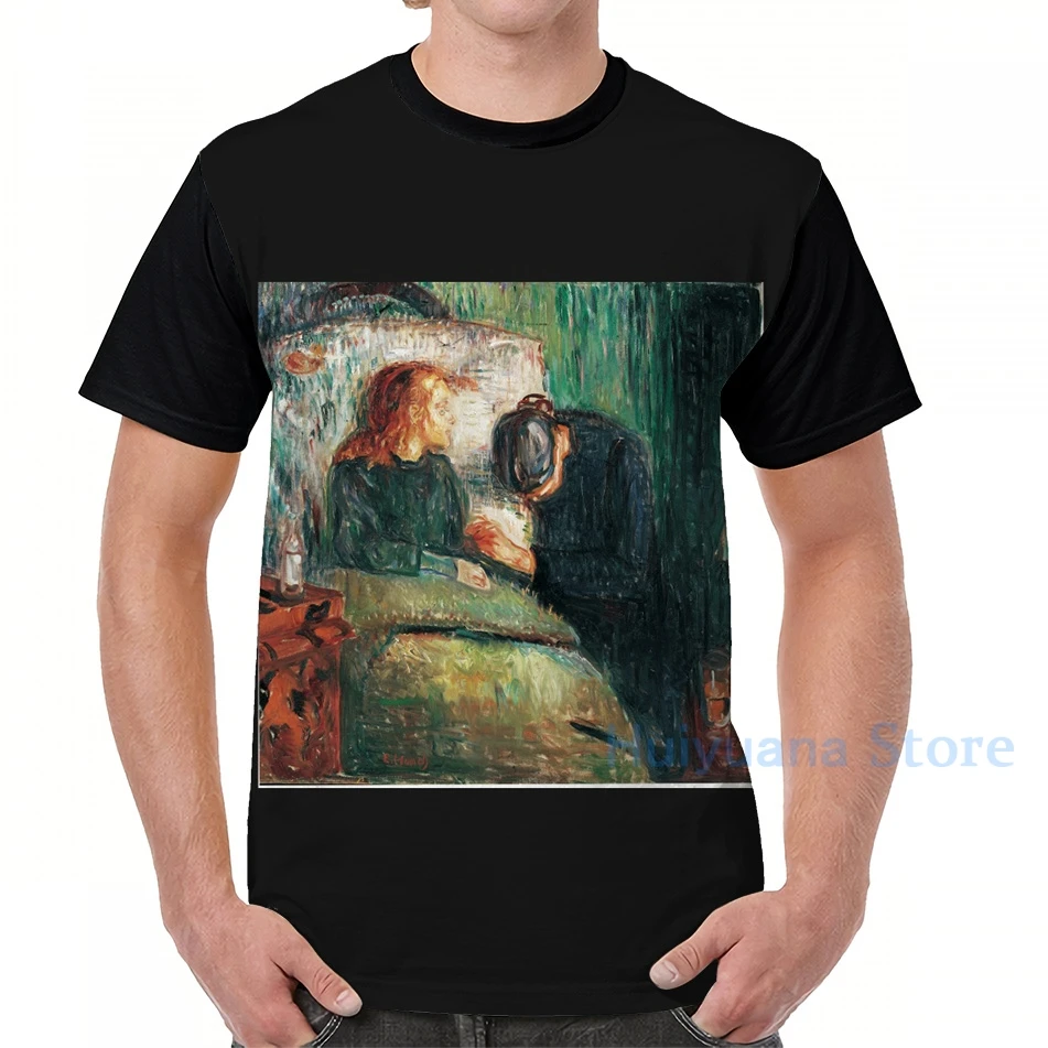 Футболка Edvard Munch(7) с графическим рисунком мужские топы футболка для женщин