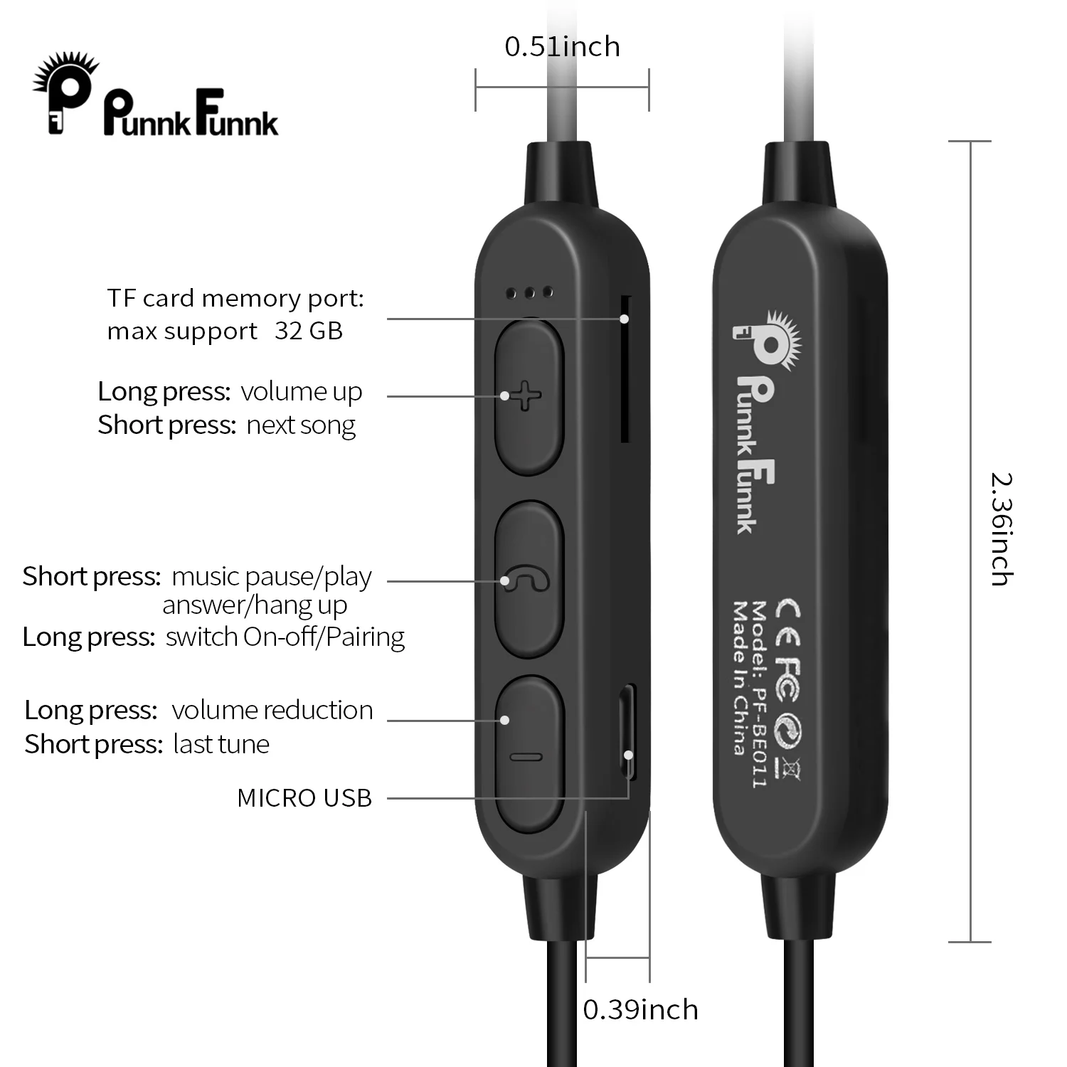 PunnkFunnk Bluetooth 5,0 наушники магнит глубокий бас стерео спортивные наушники для Iphone 5 6 7 8 X XR XS MAX Xiaomi Oppo samsung