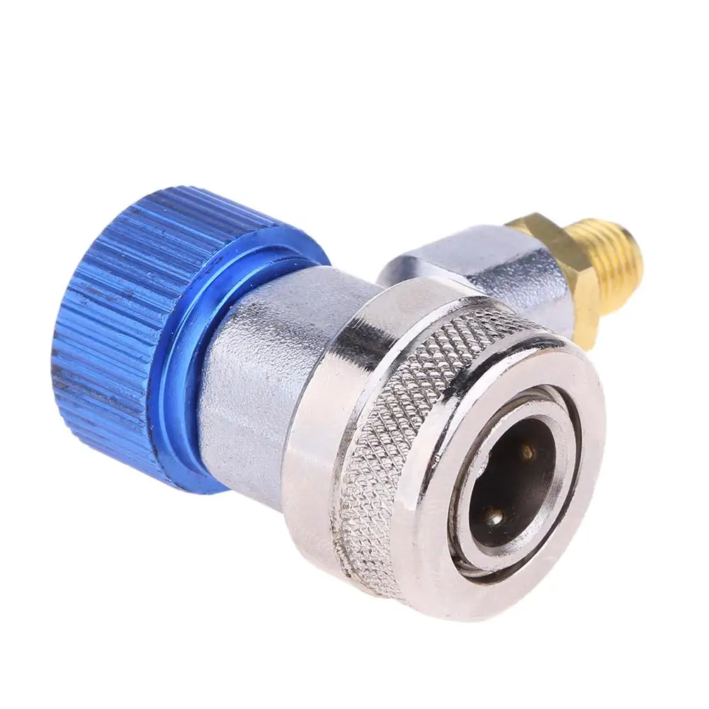 Сине-красный Авто Freon R134A AC кондиционер регулируемая быстрая муфта хладагент