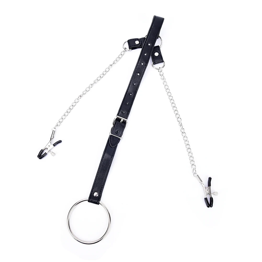 Женские металлические зажимы для сосков на цепочке с кольцом соска | Украшения и