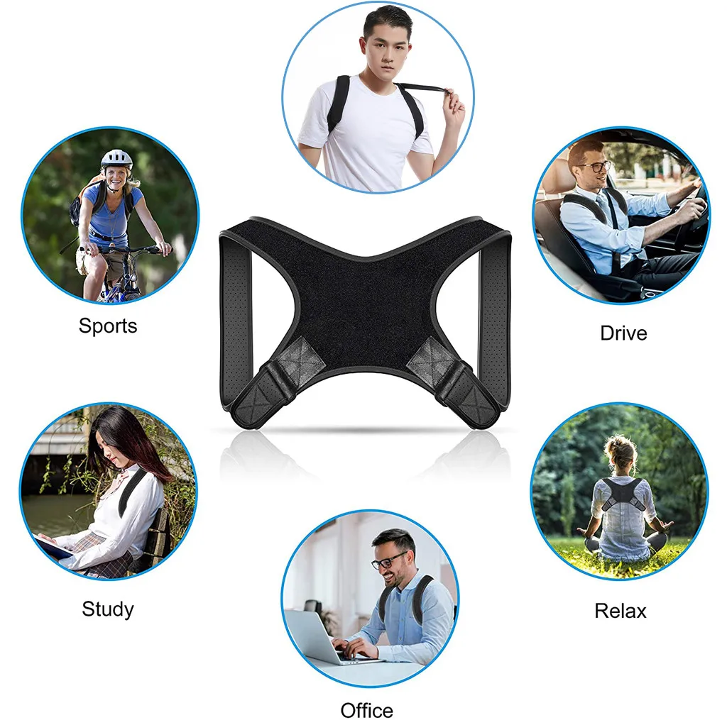 Корректор осанки на спине корректор верхней части спины облегчение плеч боли в