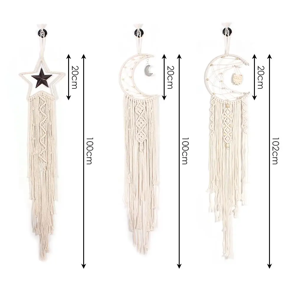 

Romantic Dromenvanger Christmas Decorations LED Light Handmade Hanging Dreamcatcher Wall Decor Wedding Decoration Party