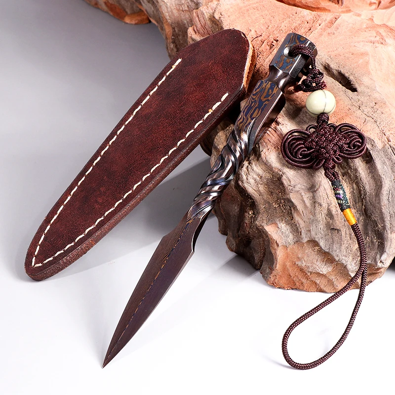 Нож для чая Longquan стальной нож с рисунком китайский игла инструмент резки Пуэра