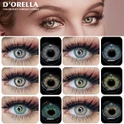 1 пара, контактные линзы для глаз голубого цвета