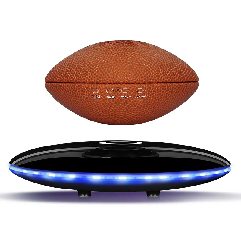 Умные Bluetooth-колонки в стиле регби Магнитная подвеска супер бас 360 ° стерео TWS