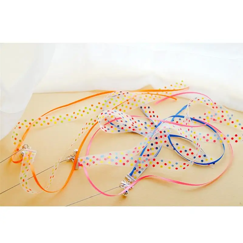 

Ribbon Ribbon Teaser Cat Toy Funny Plush Kitten Wand Toy Cat Teasing Wand with Bell gatos Interactive Tools Pet Supplies